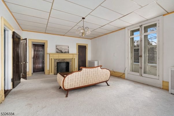Fireplace, Interior, Pendant Lights