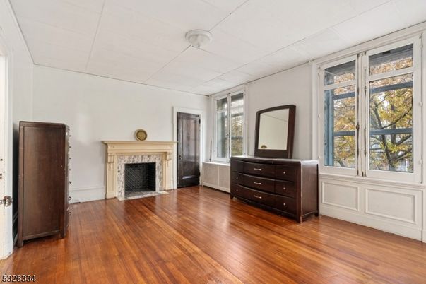Empty room, Fireplace, Interior, Wood Texture Flooring