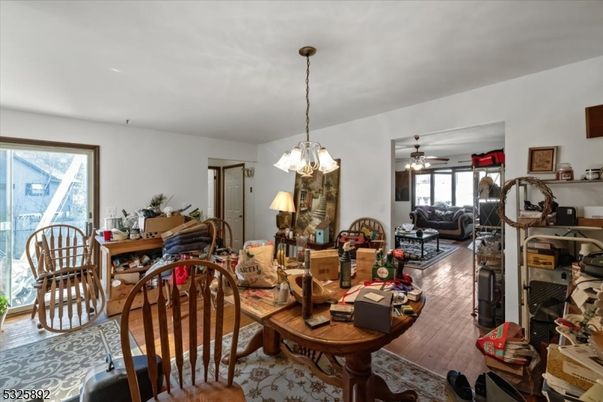 Chandelier, Dining room, Interior, Living room, Pendant Lights, Wood Texture Flooring