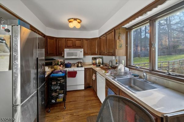 Interior, Kitchen, Wood Texture Flooring