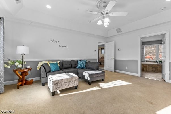 Interior, Living room, Recessed Lighting