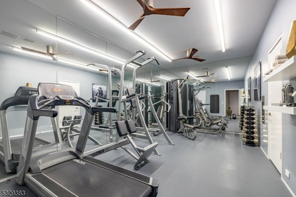 Fitness Equipment, Gym, Interior
