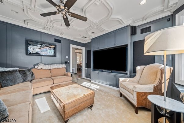 Interior, Living room, Recessed Lighting