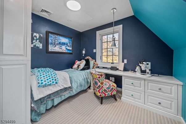 Bedroom, Home Office, Interior, Pendant Lights, Recessed Lighting