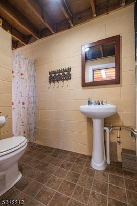 Bathroom, Interior, Wooden Beams, Wooden Ceilings