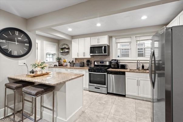 Interior, Kitchen, Recessed Lighting, Stainless Steel Appliances