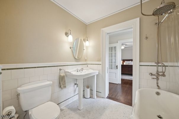 Bathroom, Interior, Wood Texture Flooring