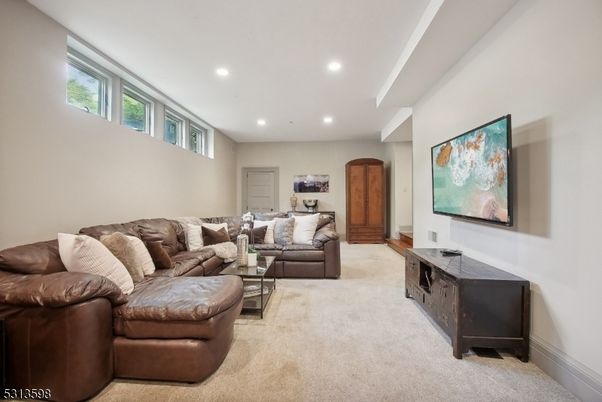 Interior, Living room, Recessed Lighting