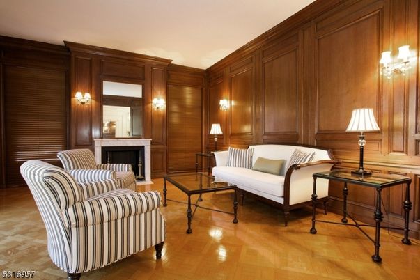 Fireplace, Interior, Living room, Wood Texture Flooring, Wooden Walls