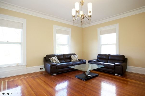 Chandelier, Interior, Living room, Wood Texture Flooring