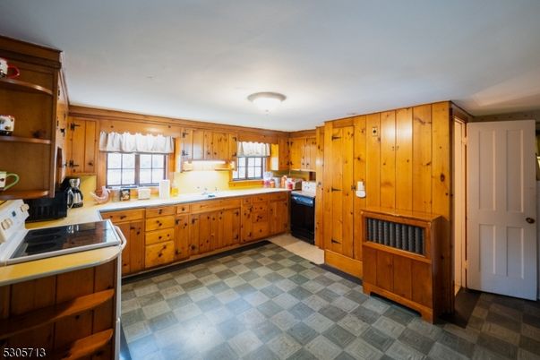 Interior, Kitchen, Wooden Walls