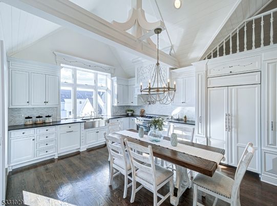 Chandelier, Dining room, Interior, Kitchen, Wood Texture Flooring