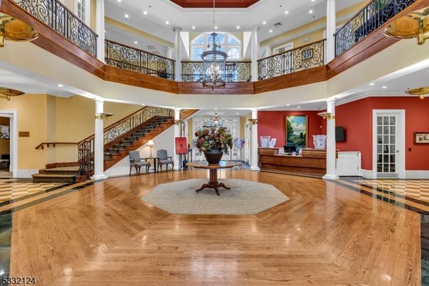Chandelier, Interior, Recessed Lighting, Wood Texture Flooring