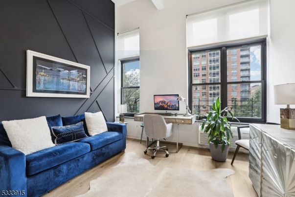 Home Office, Interior, Wood Texture Flooring