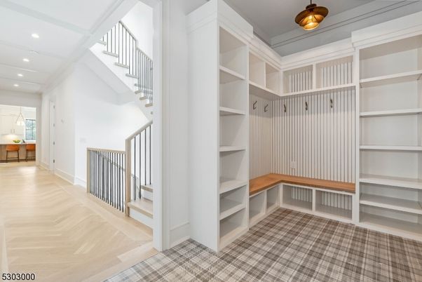 Interior, Pendant Lights, Recessed Lighting, Wood Texture Flooring