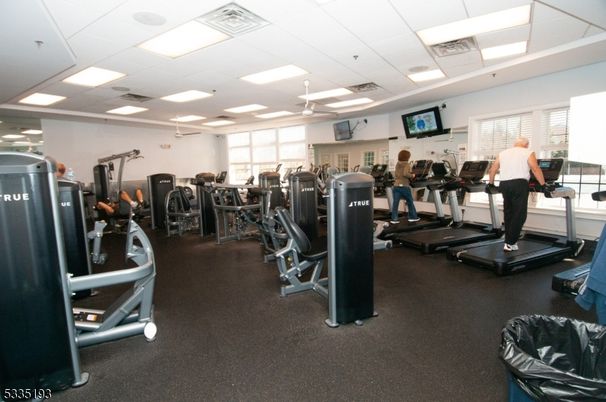 Fitness Equipment, Gym, Interior, Recessed Lighting