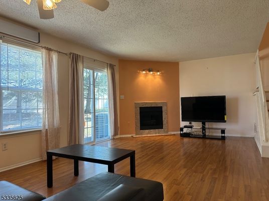 Fireplace, Interior, Wood Texture Flooring