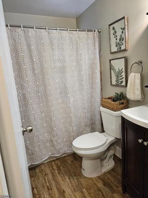 Bathroom, Interior, Wood Texture Flooring