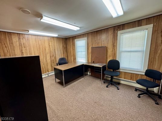 Home Office, Interior, Wooden Walls