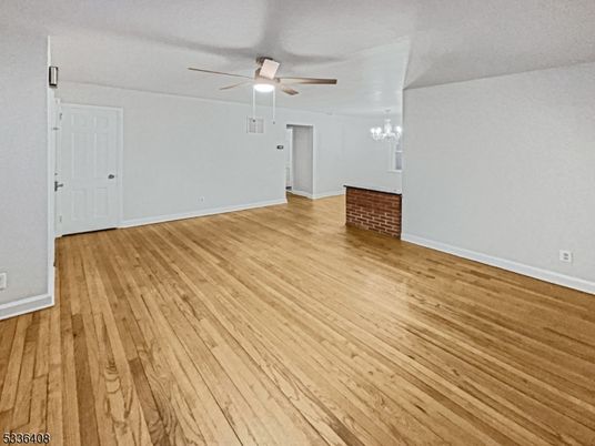 Chandelier, Empty room, Interior, Wood Texture Flooring