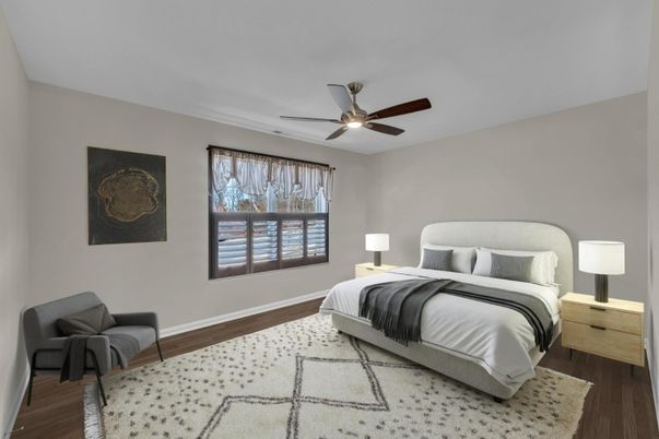 Bedroom, Interior, Wood Texture Flooring