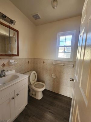 Bathroom, Dual Sink Vanities, Interior, Wood Texture Flooring