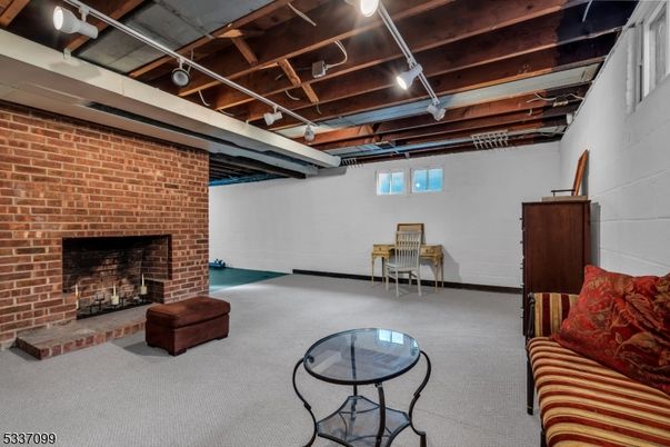 Fireplace, Interior, Stone Walls, Wooden Beams