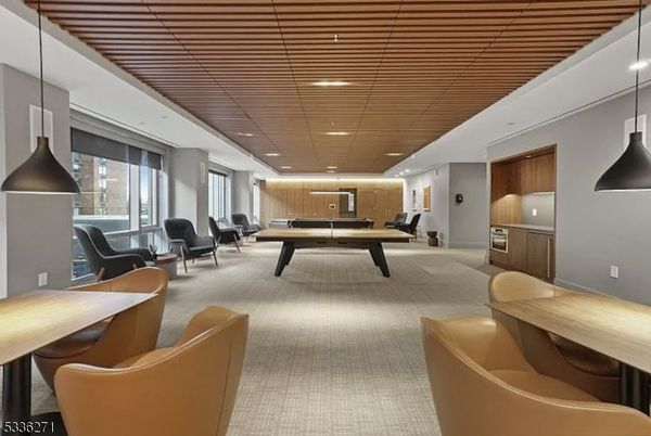 Billiard Table, Dining room, Game Room, Interior, Kitchen, Pendant Lights, Recessed Lighting, Wooden Ceilings