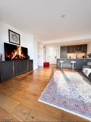 Fireplace, Interior, Recessed Lighting, Wood Texture Flooring