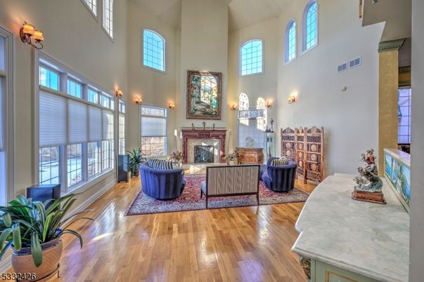 Fireplace, Interior, Living room, Wood Texture Flooring