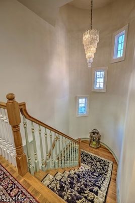 Chandelier, Interior, Wood Texture Flooring