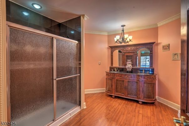 Chandelier, Interior, Recessed Lighting, Wood Texture Flooring