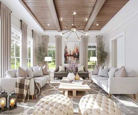 Interior, Living room, Pendant Lights, Recessed Lighting, Wooden Ceilings