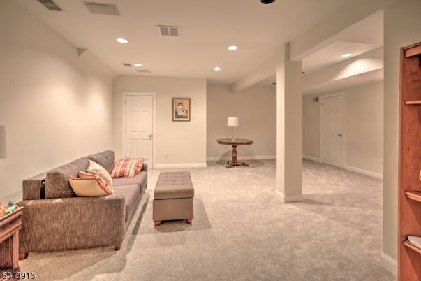 Interior, Living room, Recessed Lighting