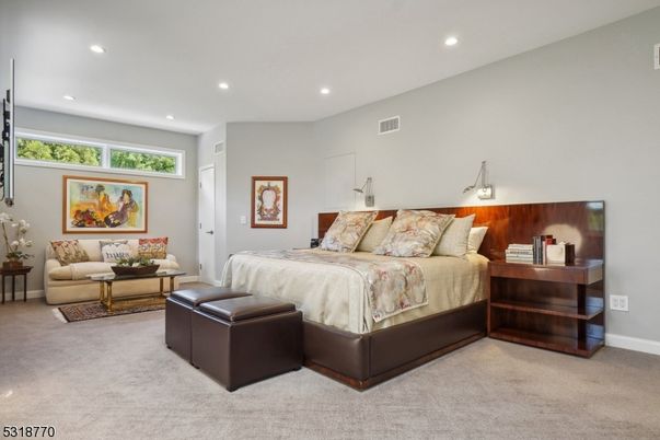 Bedroom, Interior, Recessed Lighting