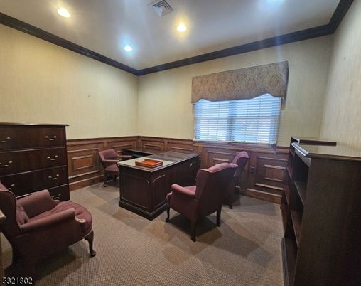 Home Office, Interior, Recessed Lighting