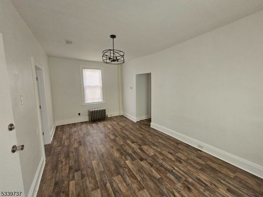 Chandelier, Empty room, Interior, Wood Texture Flooring