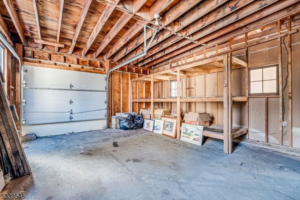 Garage, Interior, Wooden Beams, Wooden Ceilings, Wooden Walls