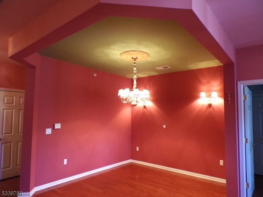 Chandelier, Empty room, Interior, Wood Texture Flooring