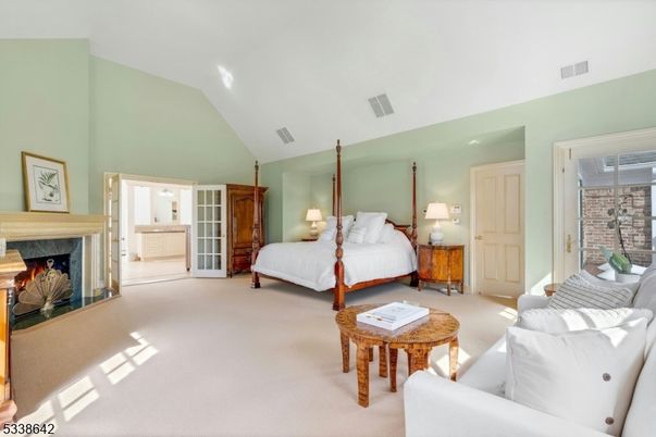 Bedroom, Fireplace, Interior, Recessed Lighting