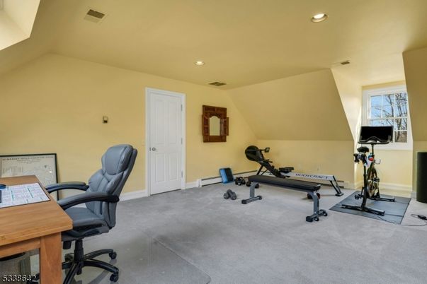 Fitness Equipment, Home Office, Interior, Recessed Lighting