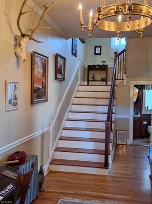 Chandelier, Interior, Wood Texture Flooring