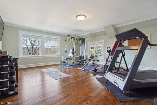 Fitness Equipment, Interior, Wood Texture Flooring