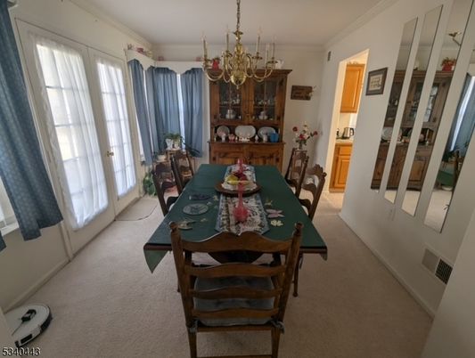Chandelier, Dining room, Interior