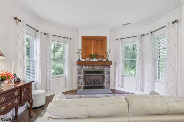Fireplace, Interior, Wood Texture Flooring
