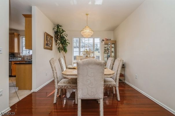 Chandelier, Dining room, Interior, Pendant Lights, Wood Texture Flooring