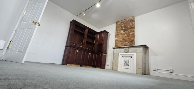 Empty room, Fireplace, Interior, Stone Walls