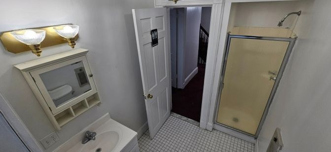 Bathroom, Glass Shower, Interior