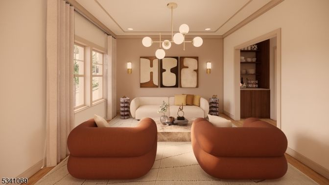 Interior, Living room, Pendant Lights, Recessed Lighting