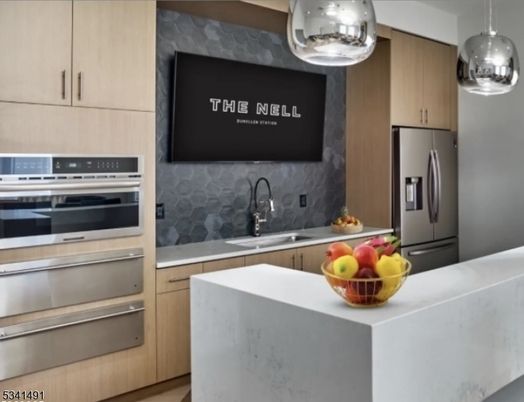 Interior, Kitchen, Pendant Lights, Stainless Steel Appliances
